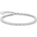 Bracelets Thomas Sabo Bracelet argent rivi&egrave;re oxydes Blanc Grenoble