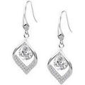 Boucles d'oreille sur Grenoble : Boucles oreilles Lotus Boucles d'oreilles Silver goutte argent oxyde