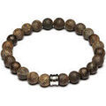 Bracelets sur Grenoble : Bracelets Gemini Bracelet homme Gemini Alpha Mat Brown bronzite