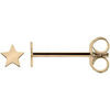 Boucles oreilles Brillaxis Boucles d'oreilles &eacute;toiles en or jaune 18k Jaune
