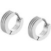 Bijoux piercing Lotus Boucles d'oreilles cr&eacute;oles homme Style Blanc