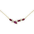 Collier Brillaxis Collier or 18 carats rhodolite oxydes Grenoble