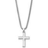 Collier Lotus Collier Style acier pendentif croix