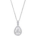 Colliers sur Grenoble : Collier Lotus Collier Silver oxyde poire blanc