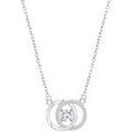 Colliers sur Grenoble : Collier Lotus Collier Silver cercles enlac&eacute;es Blanc