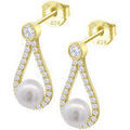 Boucles d'oreille sur Grenoble : Boucles oreilles Lotus Boucles d'oreilles Silver gouttes perle