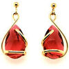 Boucles oreilles Andrea Marazzini Boucles d'oreilles mini drop dor&eacute;/red Jaune
