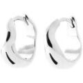 Boucles oreilles Brillaxis Cr&eacute;oles argent rhodi&eacute; 12 mm Blanc Grenoble