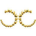 Boucles d'oreille sur Grenoble : Boucles oreilles Brillaxis Boucles d'oreilles acier dor&eacute; motif coeur Jaune