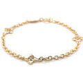Bracelets Bijoux Basques Bracelet trois croix basques plaqu&eacute;-or Jaune Grenoble