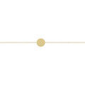 Bracelets sur Grenoble : Bracelets Brillaxis Bracelet identit&eacute; jeton or jaune 18 carats 14 mm Jaune
