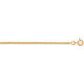 Colliers sur Grenoble : Collier Brillaxis Cha&icirc;ne maille gourmette or jaune 18 carats 1.4mm Jaune