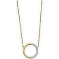 Collier Brillaxis Collier or jaune 9 carats anneau empierr&eacute; Jaune Grenoble