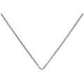 Colliers sur Grenoble : Collier Emma & Chlo&eacute; Chaine Emma et Chlo&eacute; m&eacute;tal argent&eacute; jaseron Blanc