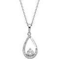 Colliers sur Grenoble : Collier Brillaxis Collier goutte or blanc oz