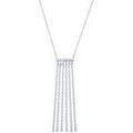 Collier Go Mademoiselle Collier cha&icirc;nettes argent Blanc