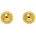 Boucles d'oreille sur Grenoble : Boucles oreilles Brillaxis Boucles d'oreilles boules 4mm or 9 carats