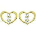 Boucles d'oreille sur Grenoble : Boucles oreilles Brillaxis Boucles d'oreilles coeur OZ