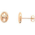Boucles d'oreille sur Grenoble : Boucles oreilles Brillaxis Boucles d'oreilles grain de caf&eacute; 6mm Jaune