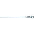 Colliers sur Grenoble : Collier Brillaxis Cha&icirc;ne maille serpent 45cm 1.20 mm Blanc