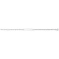 Bracelets sur Grenoble : Bracelets Brillaxis Identit&eacute; b&eacute;b&eacute; maille marine Blanc