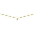 Colliers sur Grenoble : Collier Brillaxis Collier solitaire diamant griffes or jaune 0.15 ct
