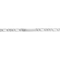 Bracelets sur Grenoble : Bracelets Brillaxis Bracelet gourmette homme argent rhodi&eacute; Blanc