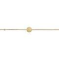 Bracelets sur Grenoble : Bracelets Brillaxis Bracelet plaque ronde dor&eacute;e Jaune