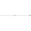 Bracelets Brillaxis Bracelet argent rhodi&eacute; petit coeur Blanc