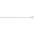 Collier Brillaxis Cha&icirc;ne maille for&ccedil;at or blanc 18 carats Blanc