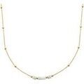 Collier Brillaxis Collier plaqu&eacute; or amazonite Jaune Grenoble