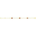 Bracelets Brillaxis Bracelet enfant or 18 carats fleurs multicolores Grenoble