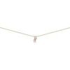Collier Brillaxis Collier or jaune et pierres blanches