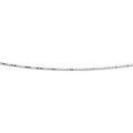 Collier Brillaxis Collier Om&eacute;ga or blanc 18 carats diamant&eacute; Blanc Grenoble
