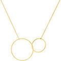 Colliers sur Grenoble : Collier Brillaxis Collier double anneaux or 750/1000