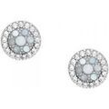 Boucles d'oreille sur Grenoble : Boucles oreilles Fossil Boucles d'oreilles argent nacre oxydes