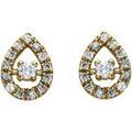 Boucles oreilles Brillaxis Boucles d'oreilles gouttes empierr&eacute;es Jaune Grenoble