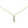 Colliers sur Grenoble : Collier Brillaxis Collier trilogie diamants pendants