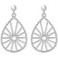 Boucles d'oreille sur Grenoble : Boucles oreilles Saunier Boucles d'oreilles argent et oxydes
