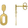 Boucles oreilles Brillaxis Boucles d'oreilles pendants g&eacute;om&eacute;triques Jaune Grenoble