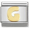 Bracelets Nomination Maillon Alphabet lettre G or