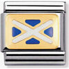 Bracelets Nomination Maillon Drapeau de l'&Eacute;cosse Blanc