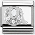 Bracelets sur Grenoble : Bracelets Nomination Maillon argent avec OZ Alphabet lettre Q