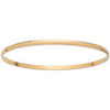 Bracelets Brillaxis Bracelet jonc or massif 1/2 plat 5 mm