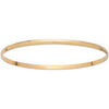 Bracelets Brillaxis Bracelet jonc massif or fil 1/2 plat 6 mm