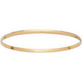 Bracelets sur Grenoble : Bracelets Brillaxis Bracelet jonc massif or fil 1/2 plat 6 mm