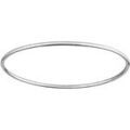 Bracelets Brillaxis Bracelet jonc massif or blanc fil 1,8 mm Grenoble
