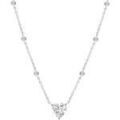 Collier Lotus Collier Silver argent coeur oxyde Grenoble