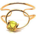 Bracelets Andrea Marazzini Bracelet jonc Musa Citrino dor&eacute; Jaune Grenoble