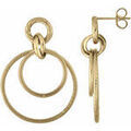 Boucles oreilles Brillaxis Boucles d'oreilles pendantes or jaune 18k Grenoble